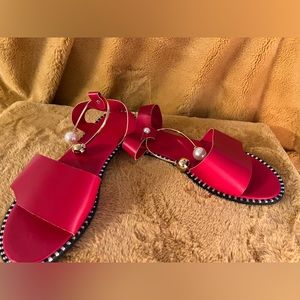 Red Sandals